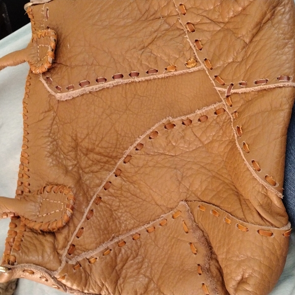 Handmade all leather purse EUC - Picture 5 of 8